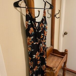 xhilaration womens romper long pants size small
